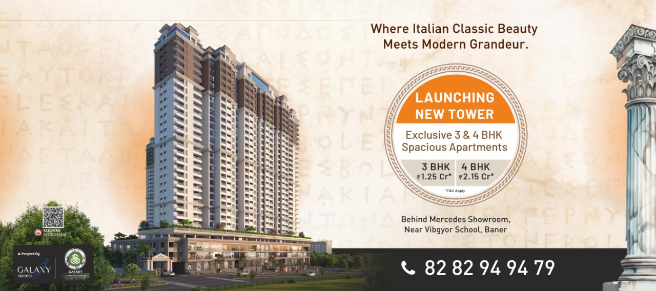 Exclusive 3 and 4 BHK Premium Spacious Flats at Orizzonte in Baner.